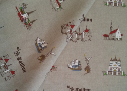57% lina #Tallinn (200 g/m2 - 150 cm) Omatoodangu kangad